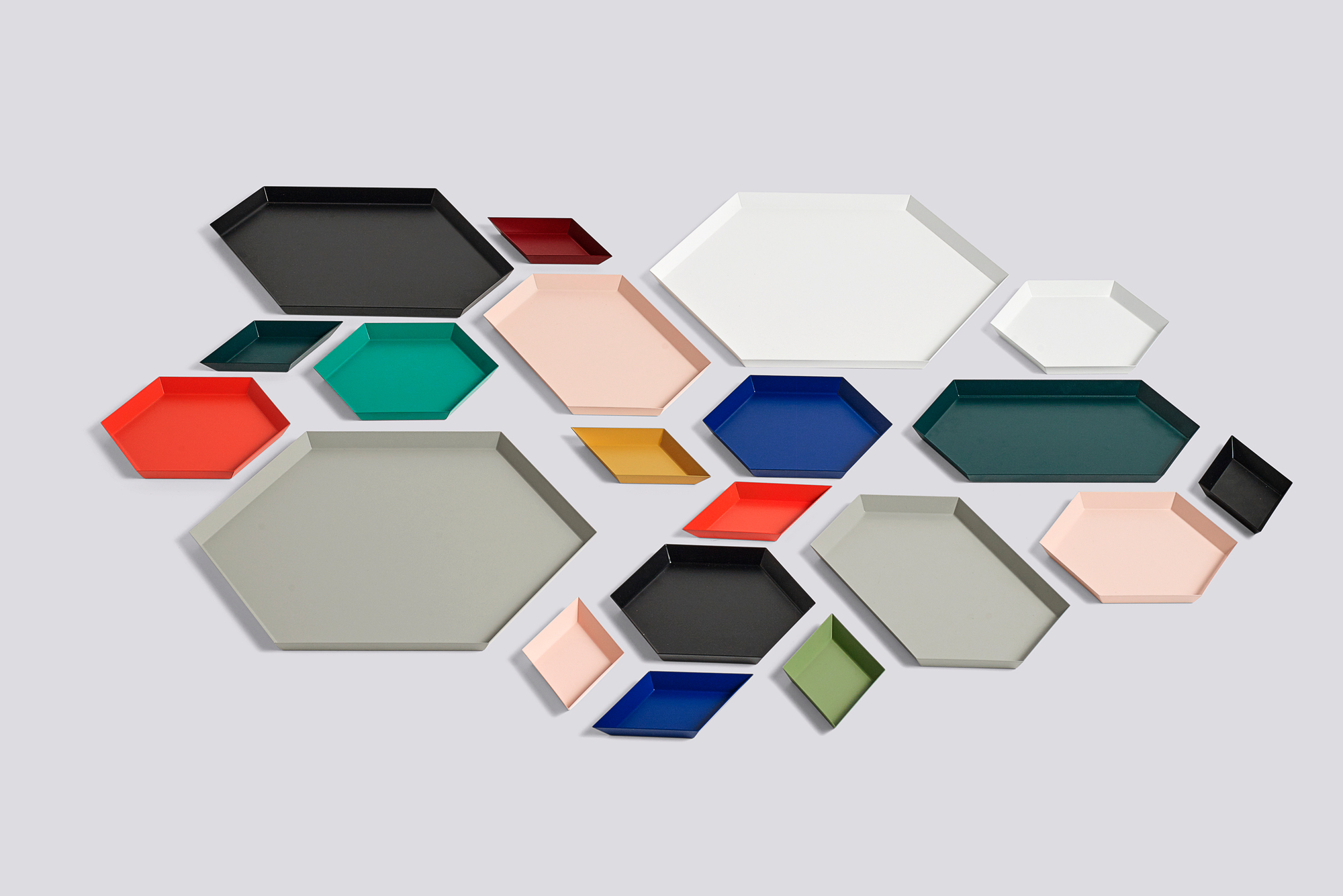 Kaleido Tray XL Grey Hay SINGLE PIECES | grey | HAY 503961